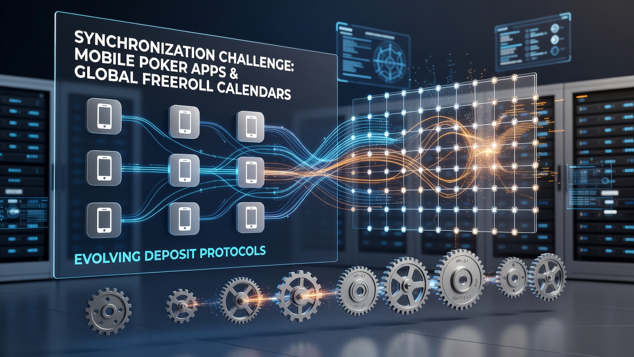 Mobile poker app interface displaying freeroll tournament listings with calendar sync indicators