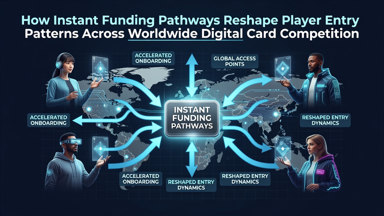 Global map highlighting regions with high adoption of instant funding in online poker