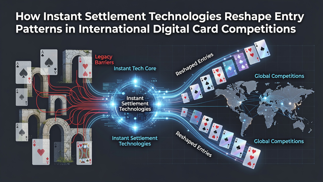 Illustration of instant settlement technology in digital card platforms