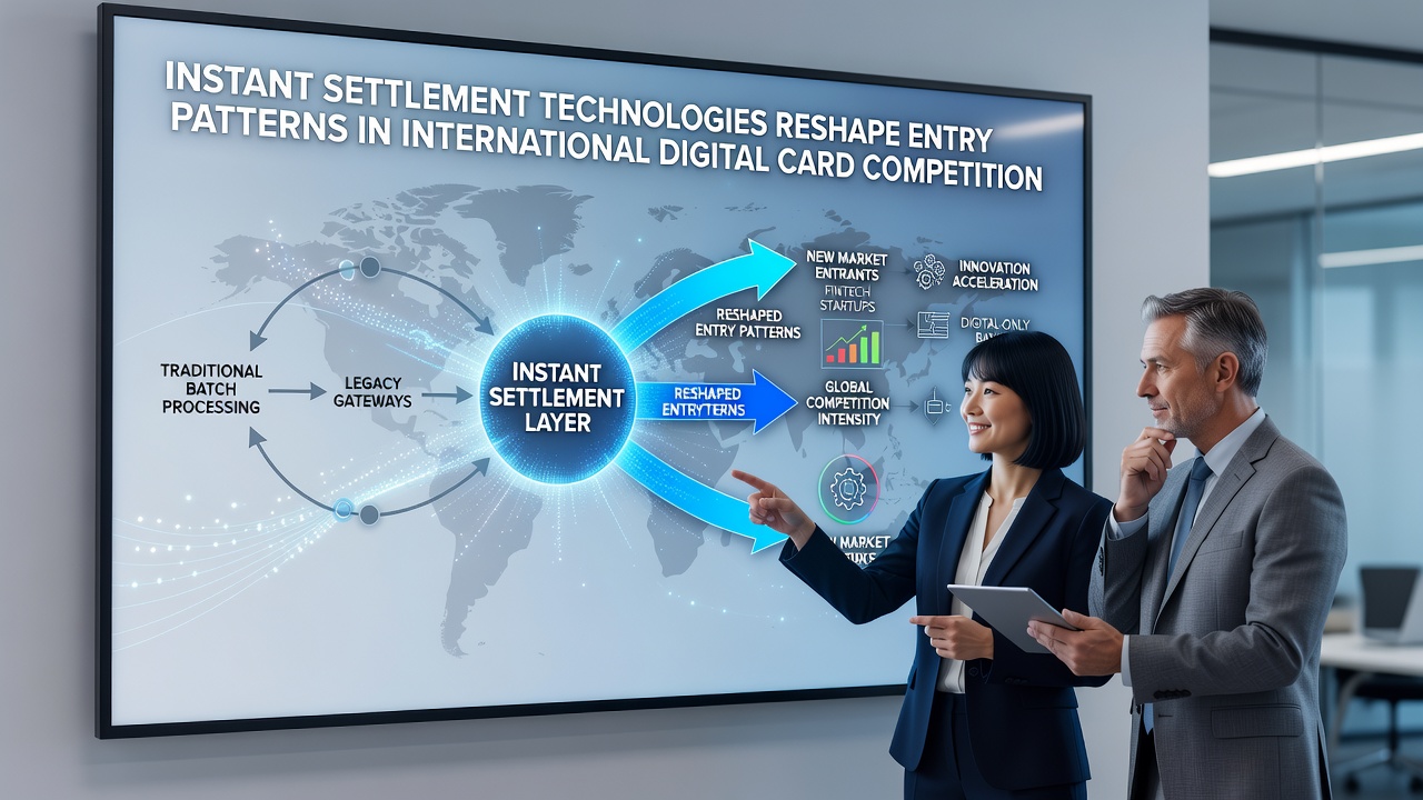 Global players engaging with digital card competition interfaces