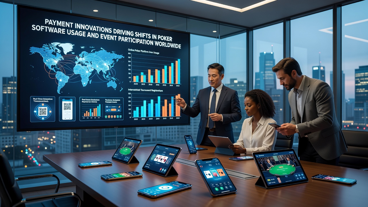 Global shifts in poker event participation driven by payment technologies