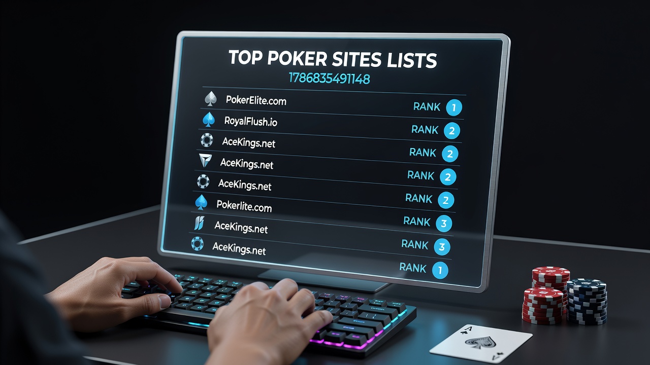Analysis charts showing poker platform performance metrics and user engagement trends